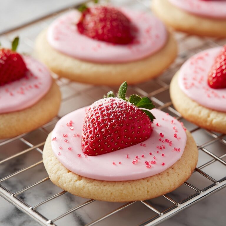 Double Strawberry Sugar Cookies Recipe