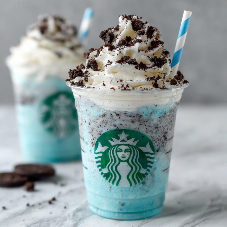 Blue Cookies & Cream Dip Frappuccinos Recipe