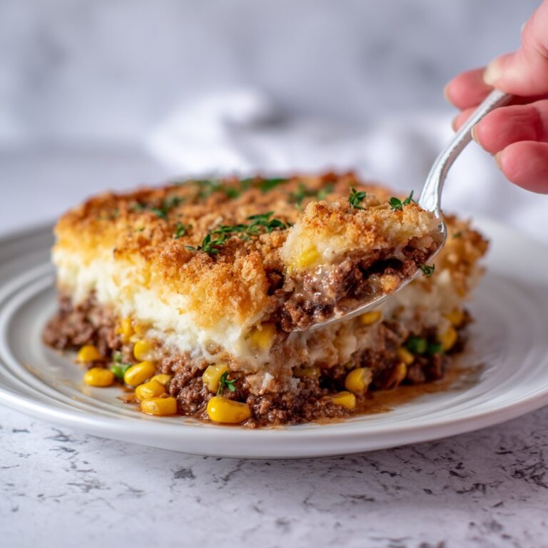 Easy Cowboy Cornbread Casserole Recipe