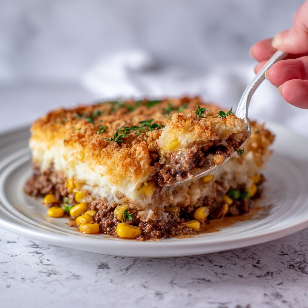 Easy Cowboy Cornbread Casserole Recipe - Recipe Image