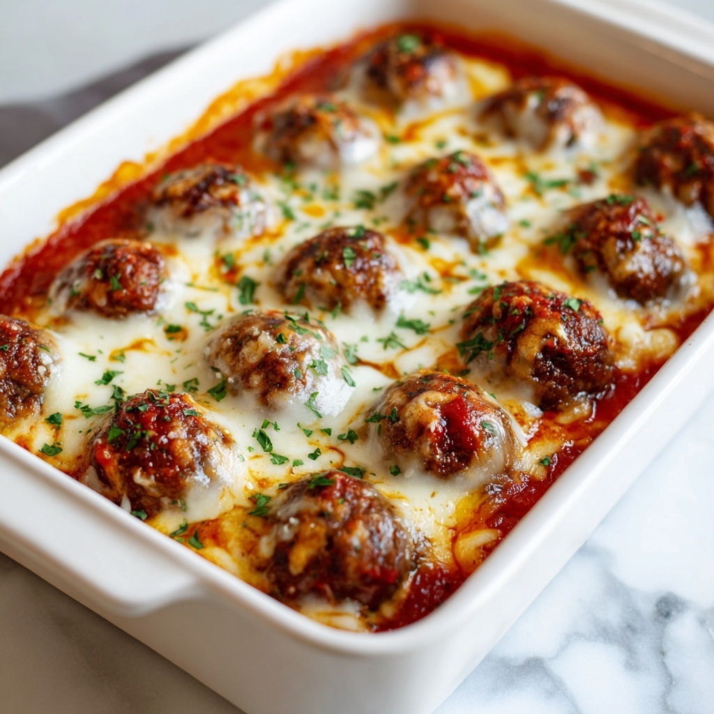 Meatball Sub Casserole Recipe - Recipe Image