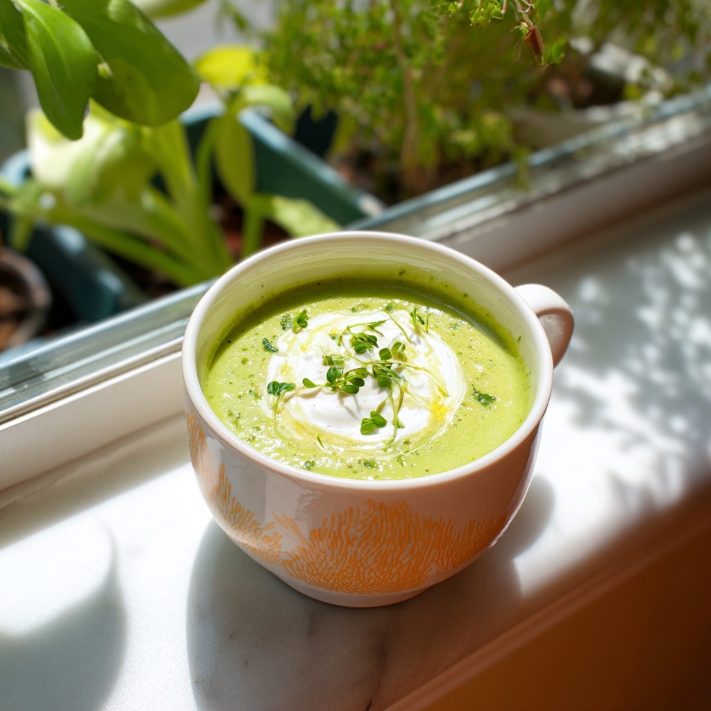 Spring Pea and Mint Soup Recipe - Recipe Image