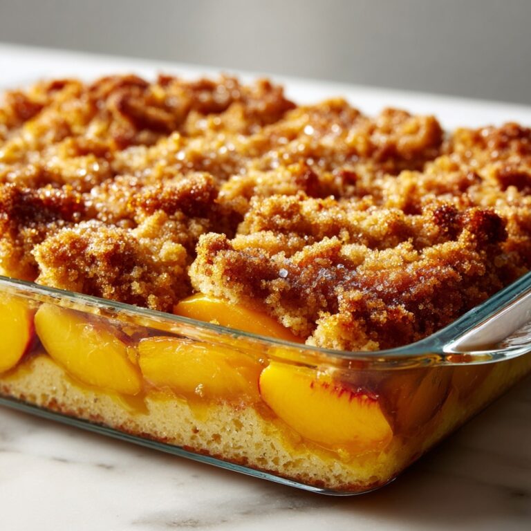 Last Minute Peach Cobbler Recipe