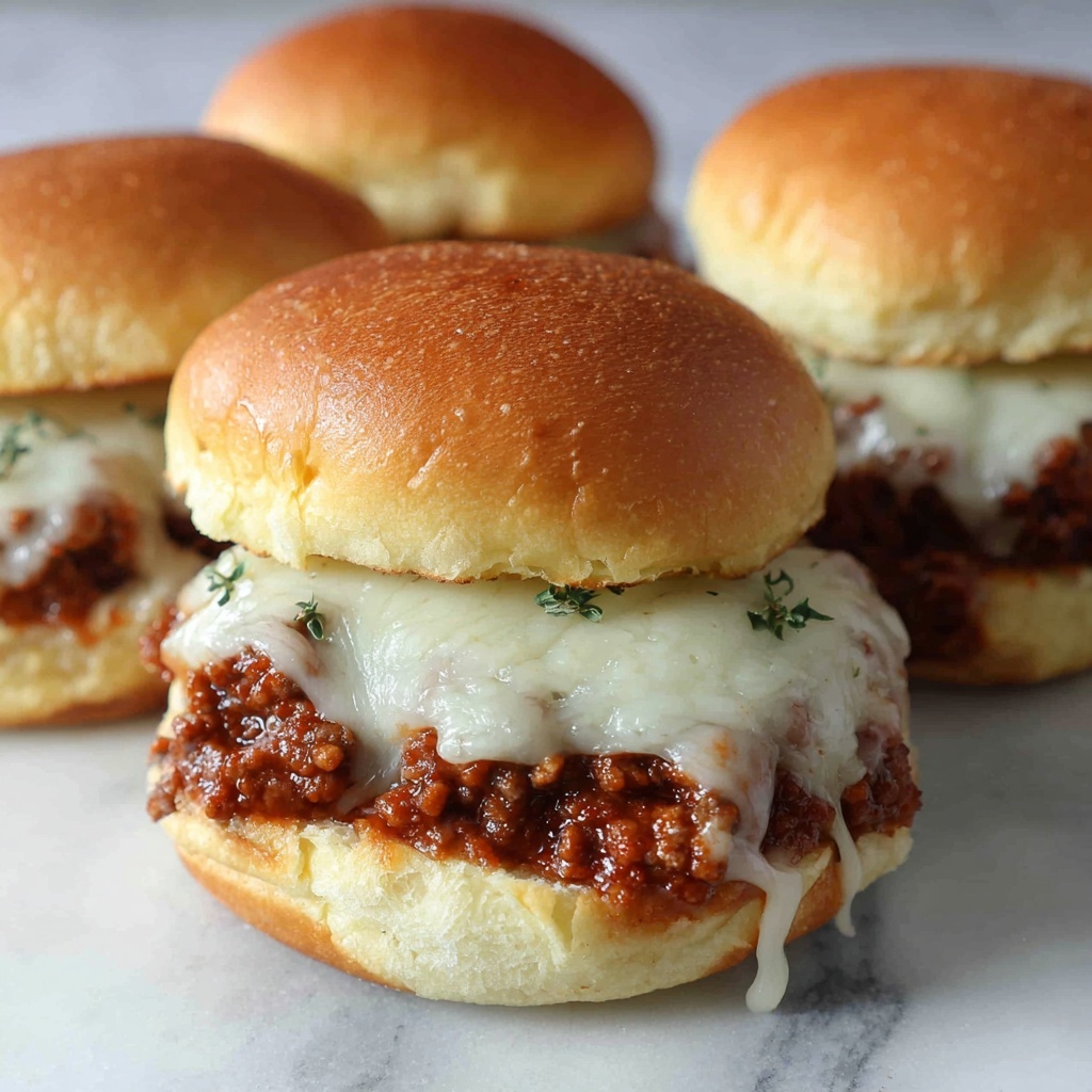 Smokey Sloppy Joe with Provolone and Garlic Toast Recipe - Recipe Image