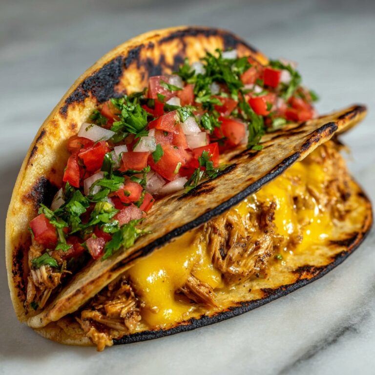 Slow Cooker Queso Chicken Tacos Recipe