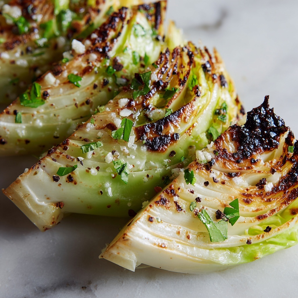 Garlic-Parmesan Melting Cabbage Recipe - Recipe Image
