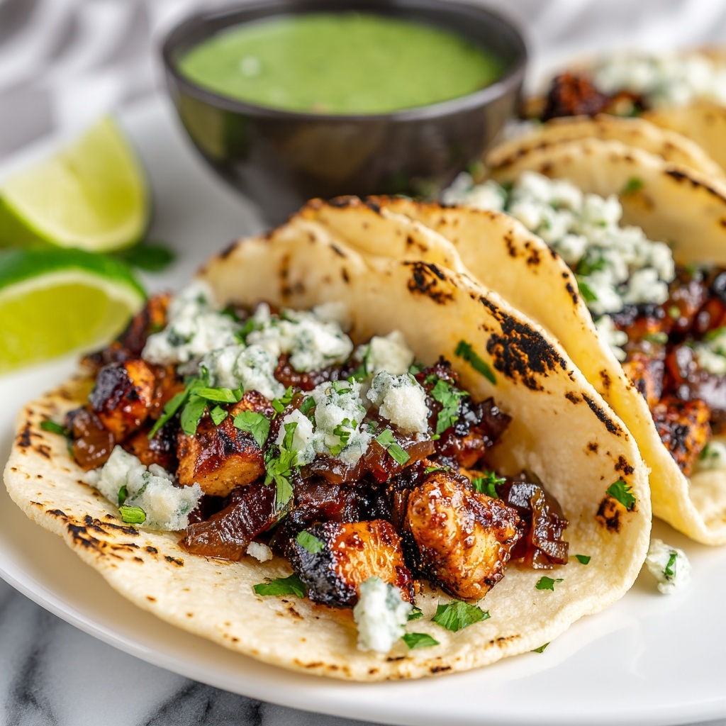 Chile–Marinated Grilled Chicken Tacos Recipe - Recipe Image