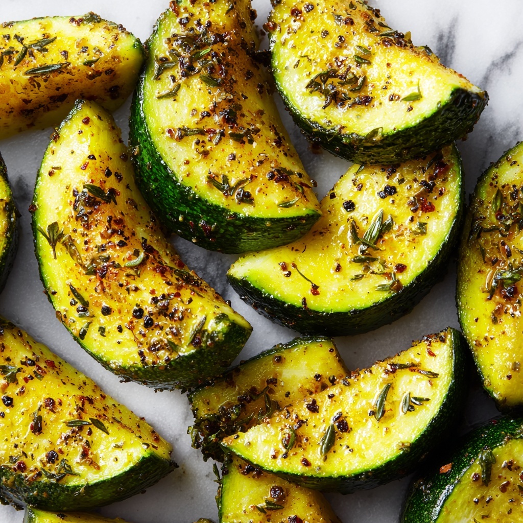 Roasted Garlic and Herb Zucchini Recipe - Recipe Image