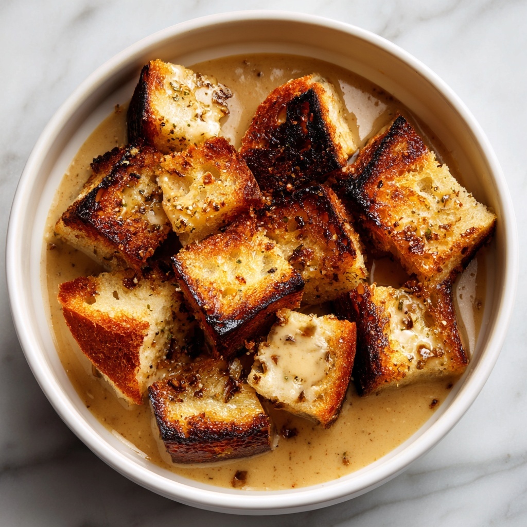 Grandma’s Old-Fashioned Bread Pudding with Vanilla Sauce Recipe - Recipe Image