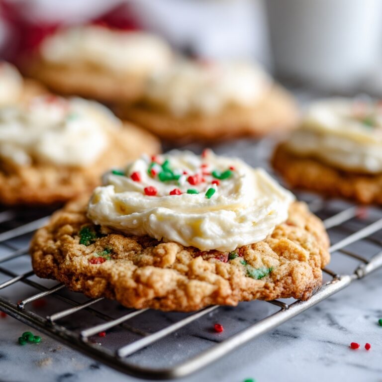 Rhubarb Cookies with Cream Cheese Frosting Recipe