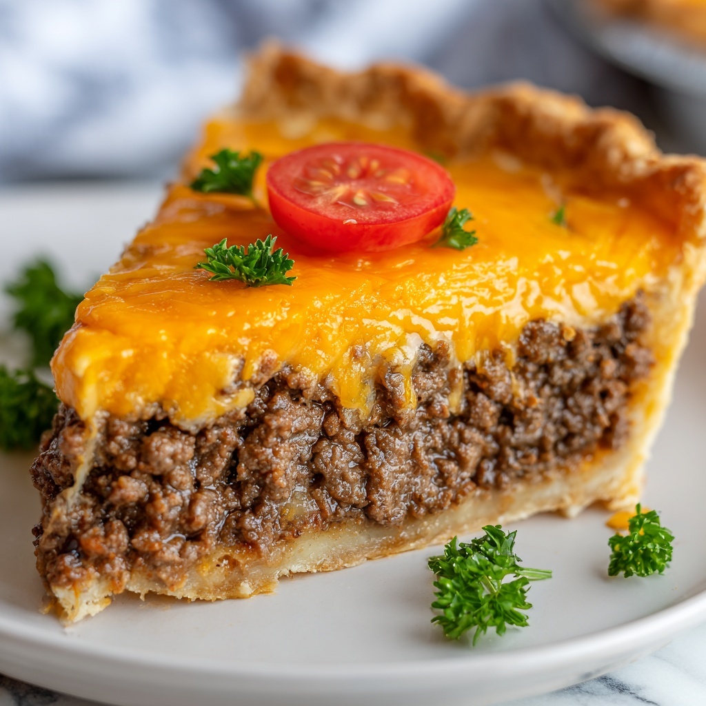 Cheeseburger Pie Recipe - Recipe Image