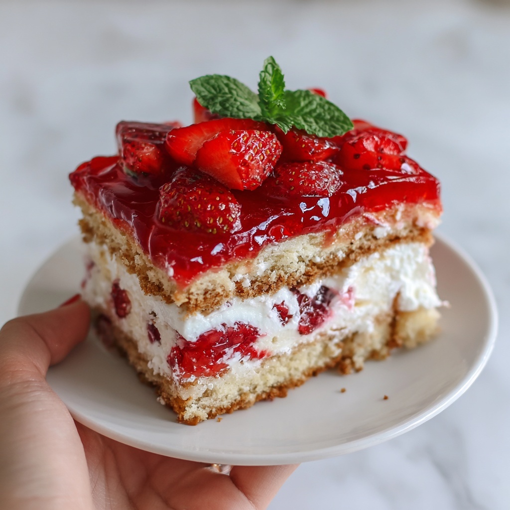 Strawberry Éclair Cake Recipe - Recipe Image