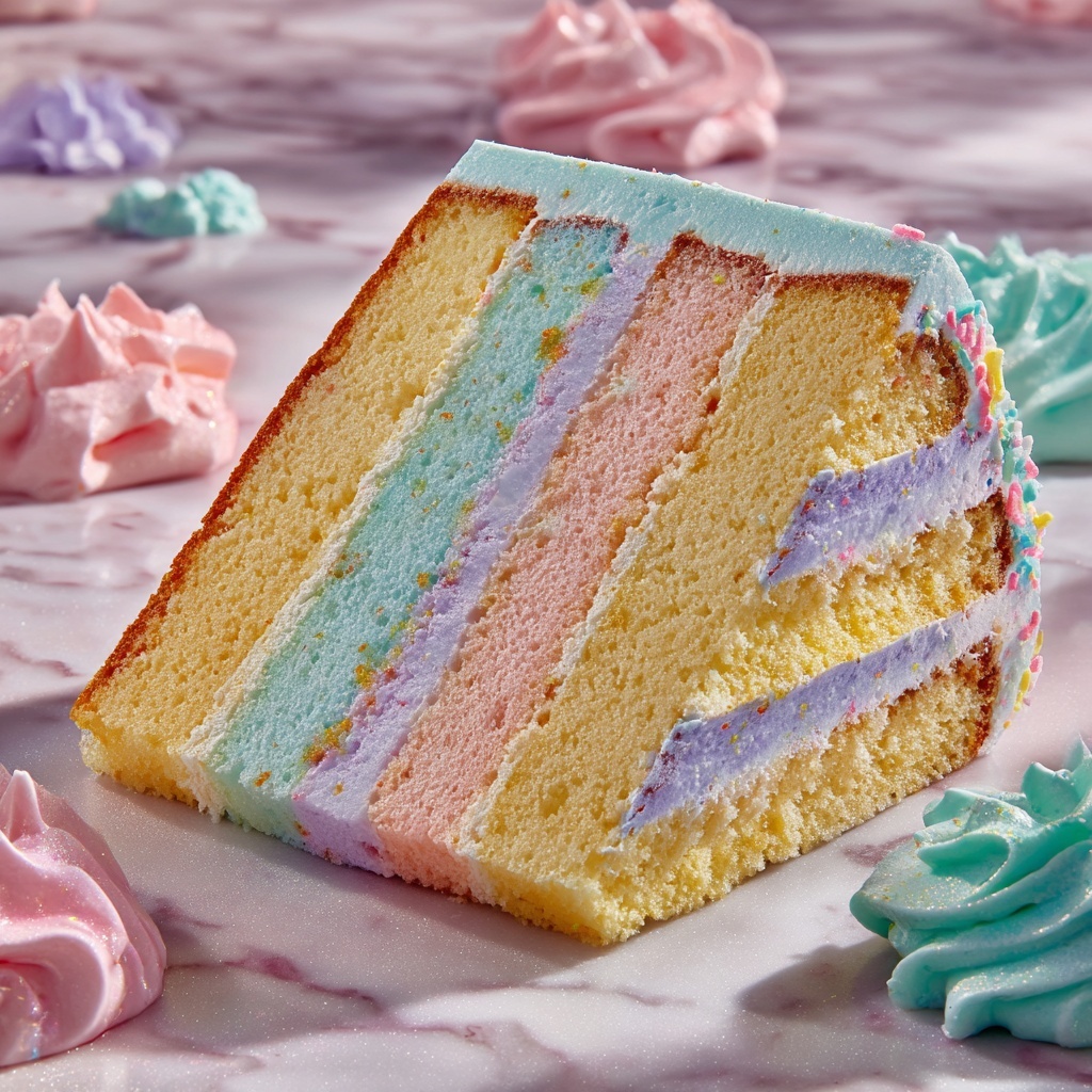 Cotton Candy Cake Recipe - Recipe Image