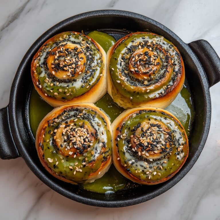 Vegan Matcha Black Sesame Cinnamon Rolls Recipe