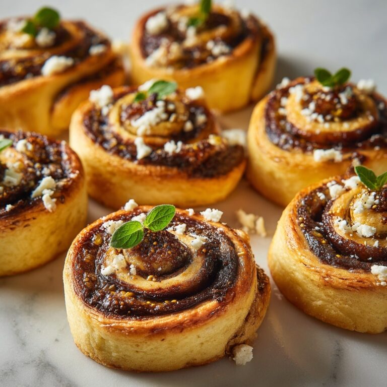 Fig and Goat Cheese Pinwheels Recipe