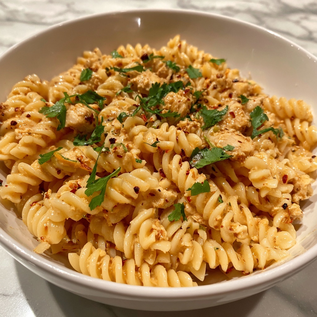 Butter Chicken Pasta Recipe - Recipe Image