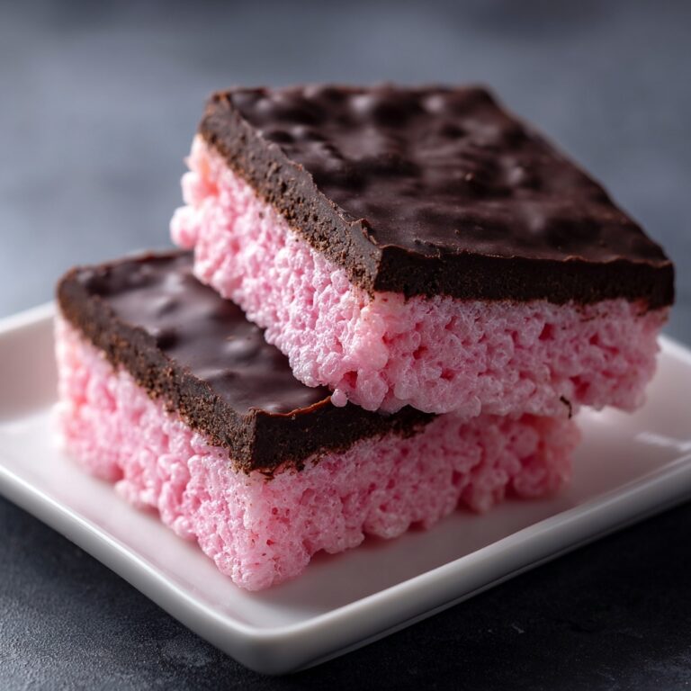 Chocolate Covered Cherry Rice Krispies Treats Recipe