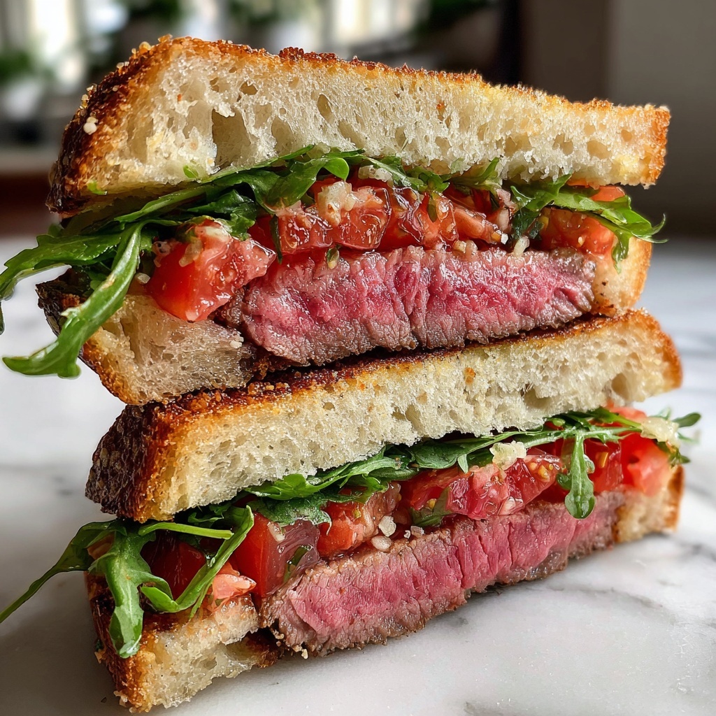 Steak au Poivre Sandwich Recipe - Recipe Image
