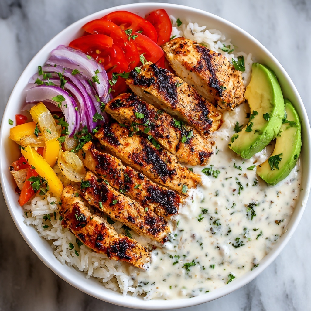 Chicken Tzatziki Rice Bowls Recipe - Recipe Image