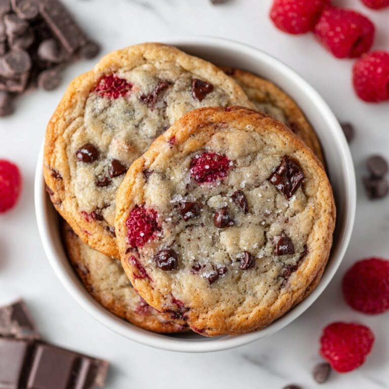 Raspberry and Chocolate Chip Cookies Recipe
