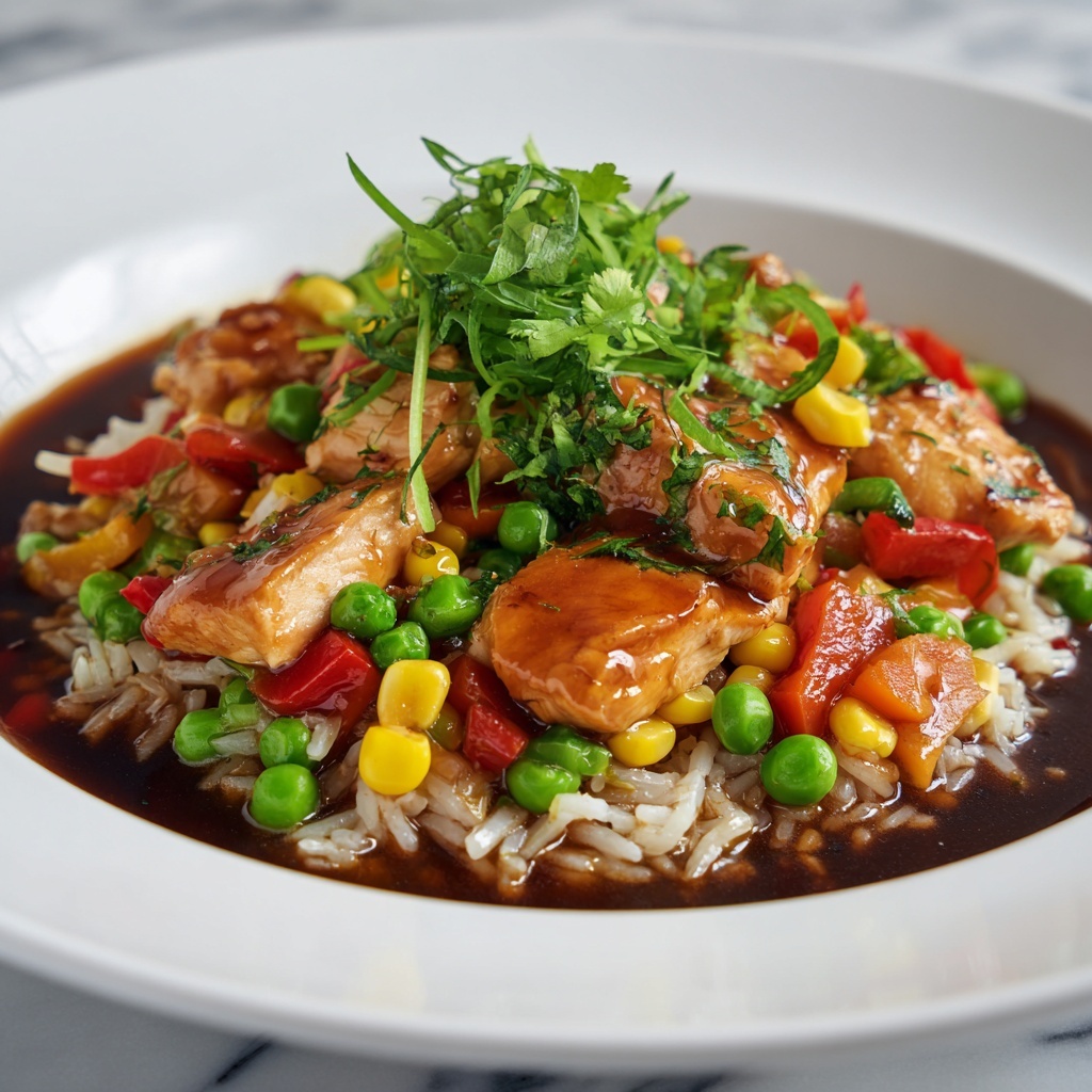 Teriyaki Chicken Casserole Recipe - Recipe Image