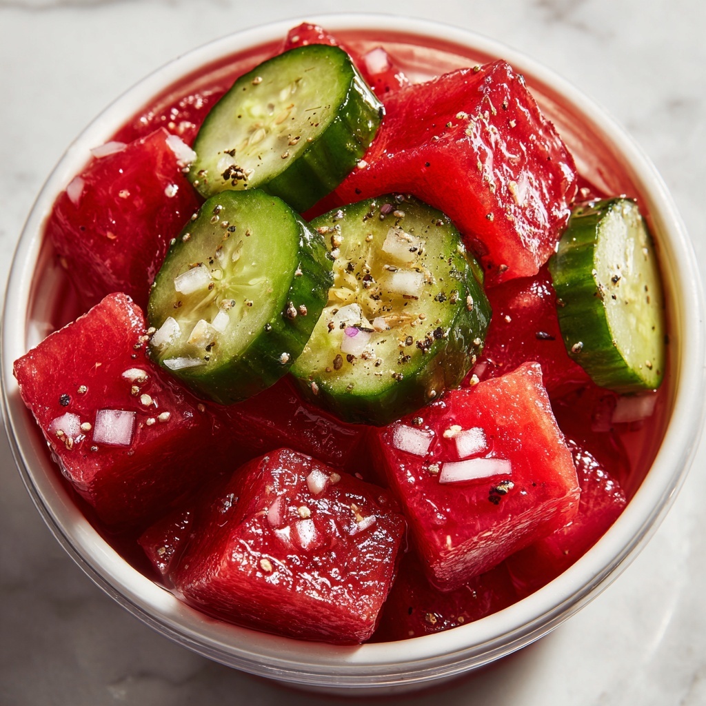Watermelon & Pickle Snack Recipe - Recipe Image