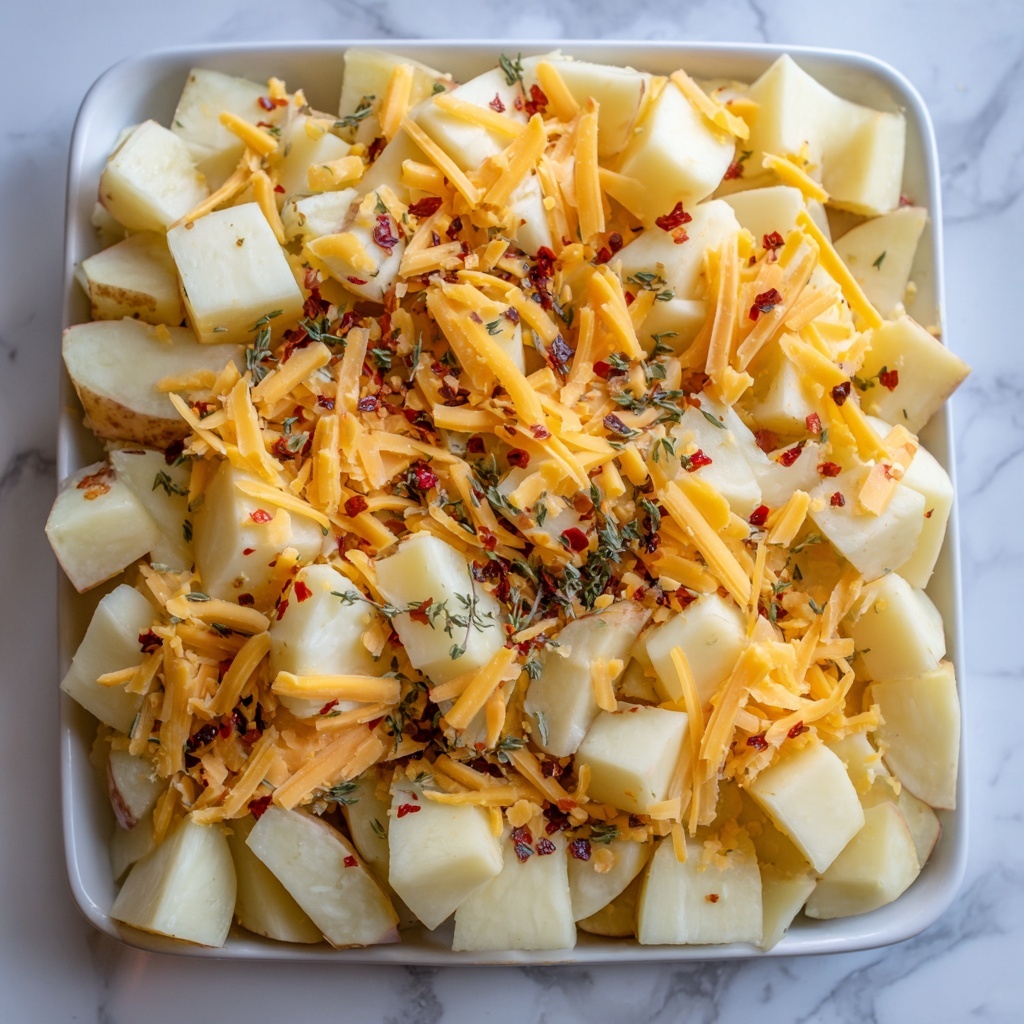 Cheesy Ranch Oven Roasted Potatoes Recipe - Recipe Image