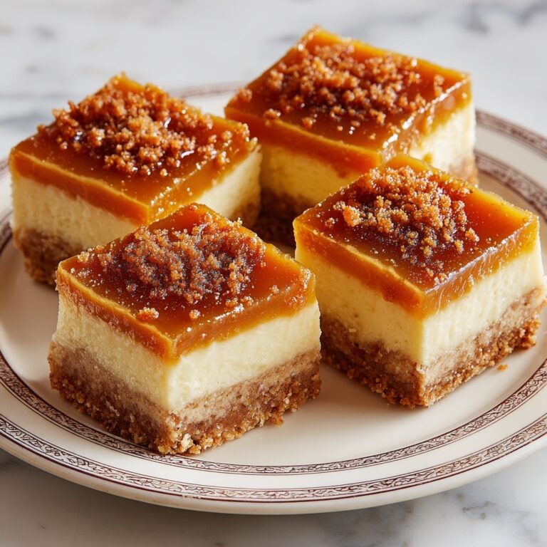 Dulce de Leche Cheesecake Bars Recipe