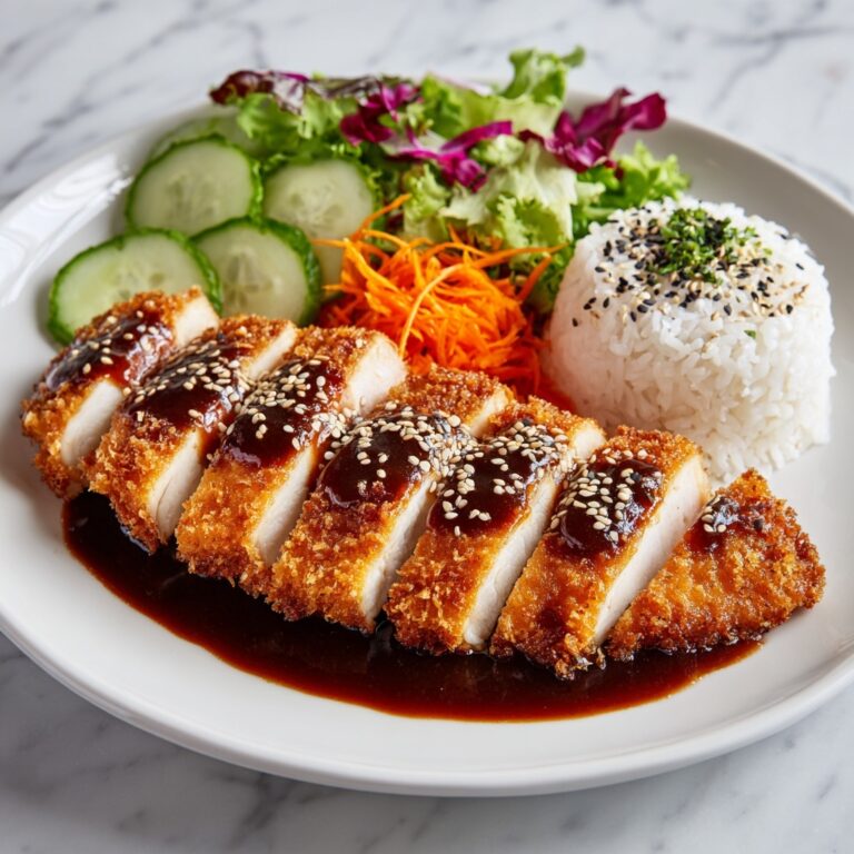 Crispy Chicken Katsu with Sweet and Savory Katsu Sauce Recipe