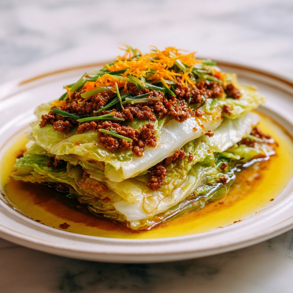 Chinese Ground Beef and Cabbage Stir Fry Recipe - Recipe Image