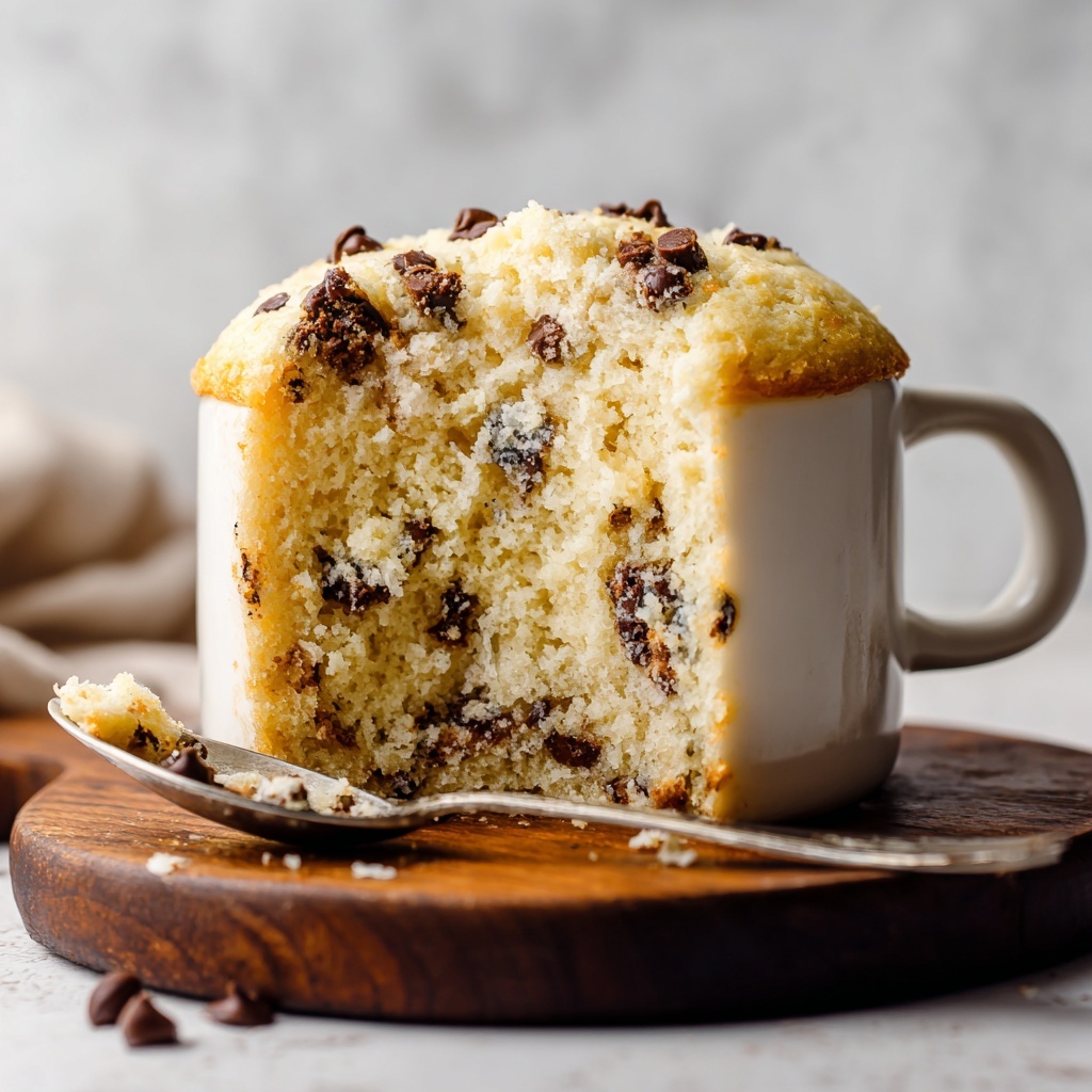 Chocolate Chip Mug Cake Recipe - Recipe Image