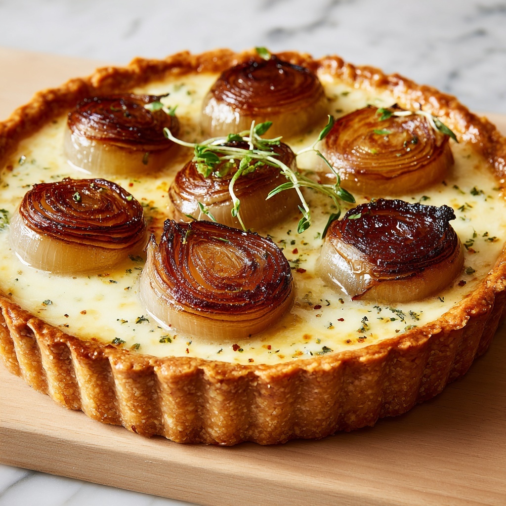 German Onion Pie (Zwiebelkuchen) Recipe - Recipe Image