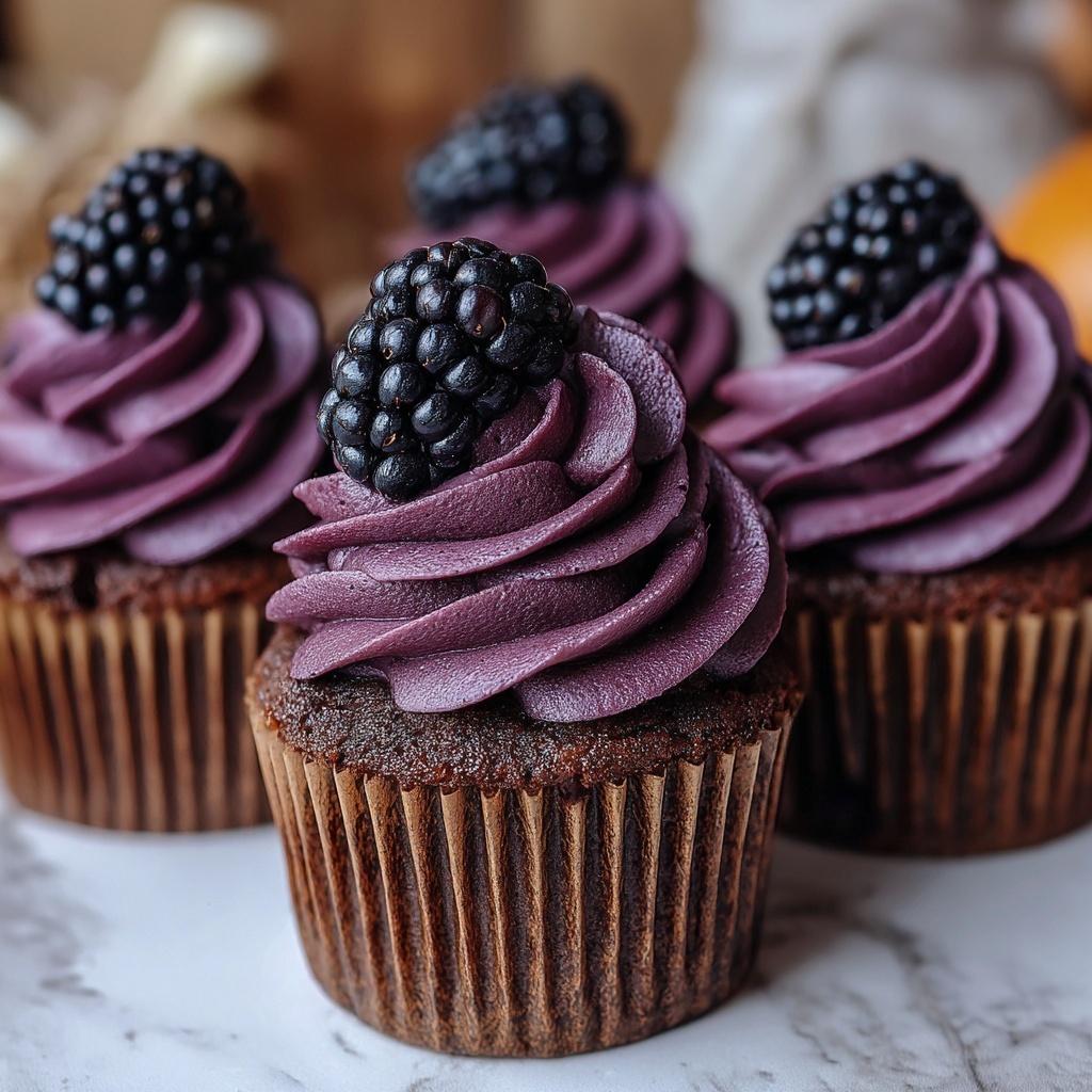Purple Velvet Cupcakes Recipe - Recipe Image