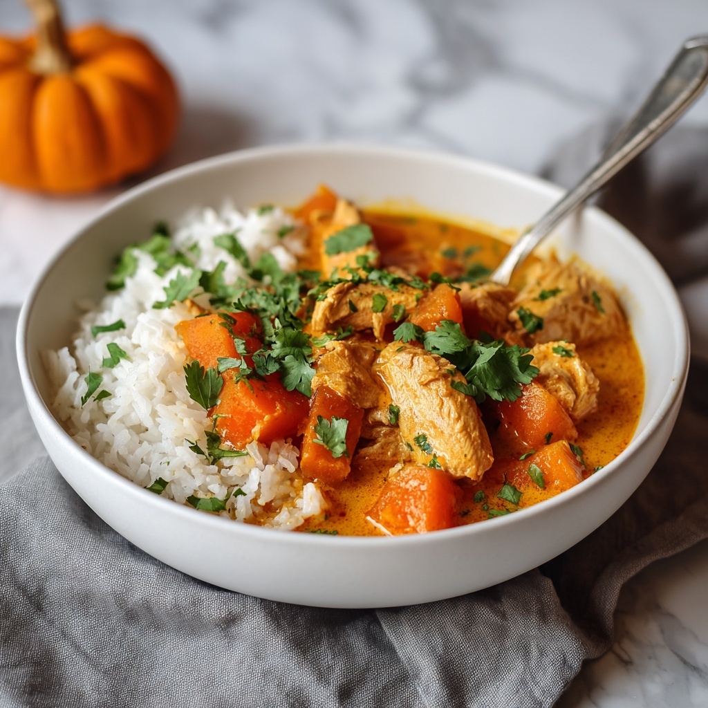 Chicken and Pumpkin Thai Curry Recipe - Recipe Image