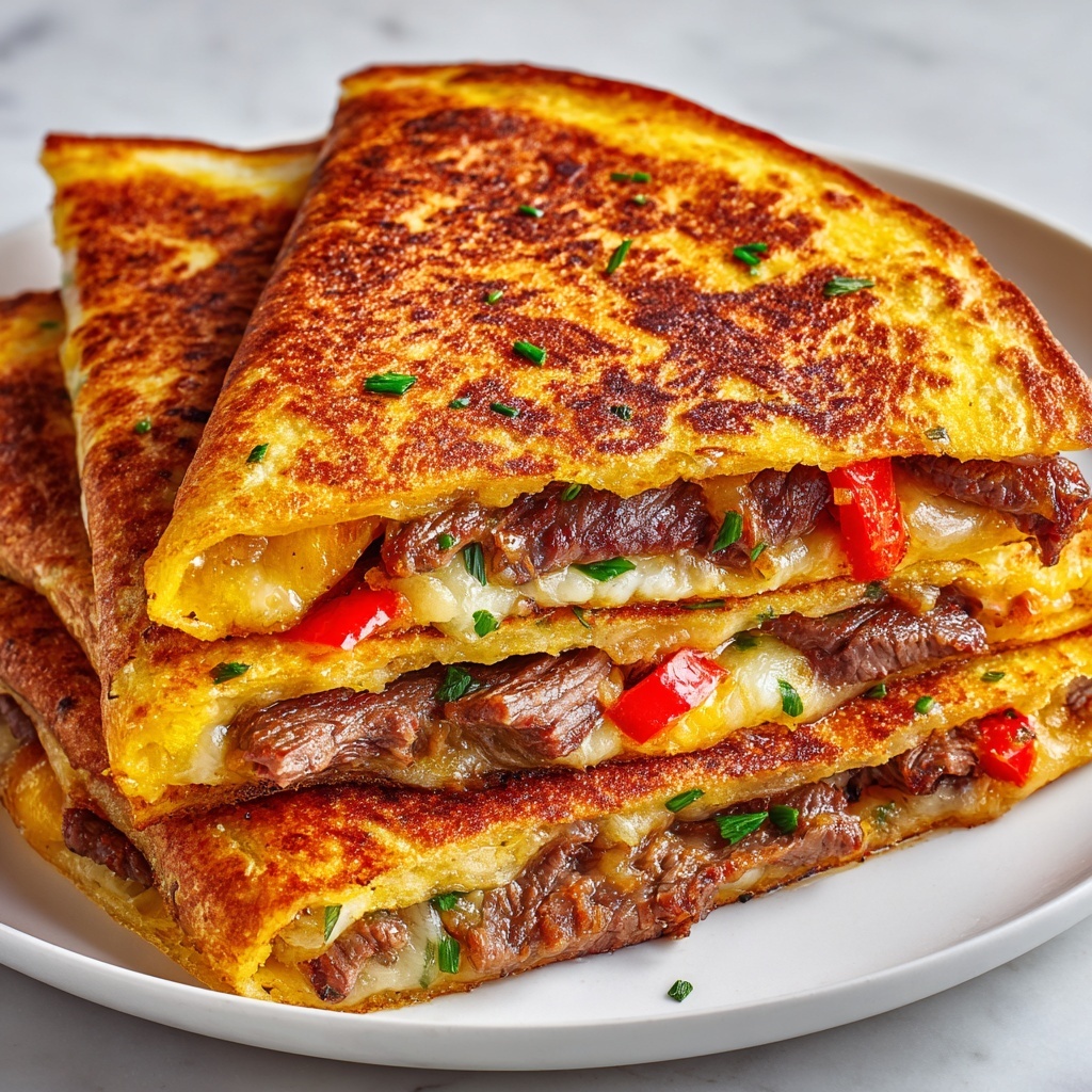 Philly Cheesesteak Quesadilla Recipe - Recipe Image
