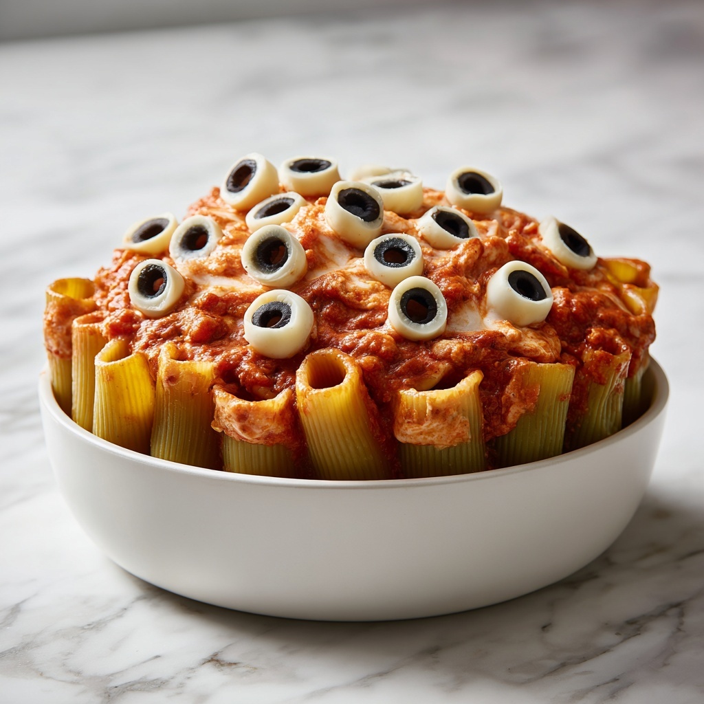 Eyeball Pasta Recipe - Recipe Image