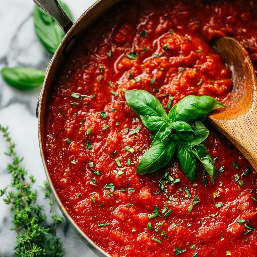 Homemade Marinara Sauce Recipe - Recipe Image