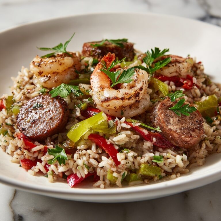 Jambalaya Foil Packets Recipe