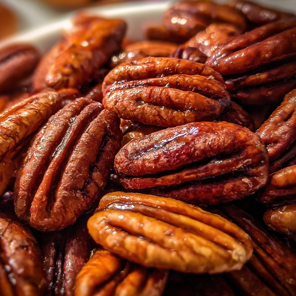 Salted Caramel Pecans Recipe - Recipe Image