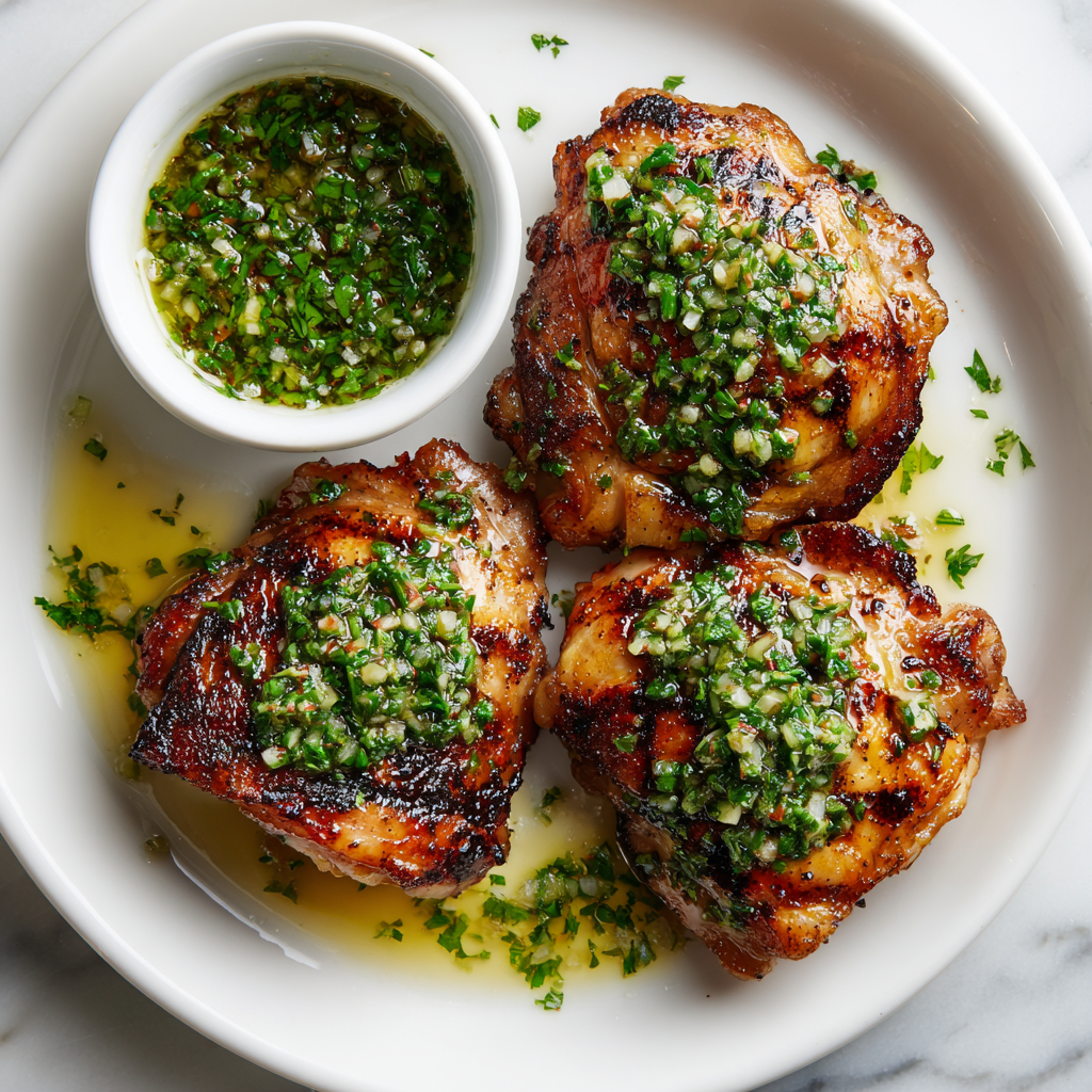 Chimichurri Chicken Thighs Recipe - Recipe Image