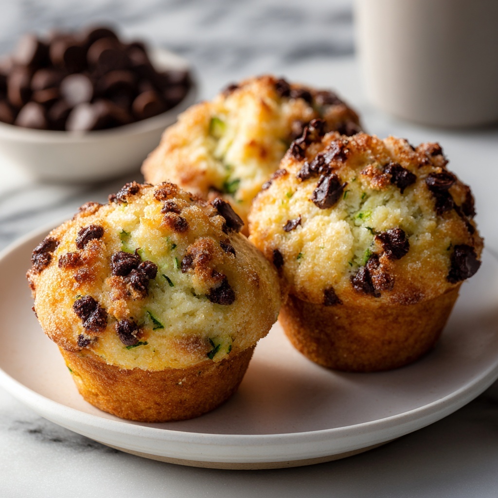 Chocolate Chip Zucchini Muffins Recipe - Recipe Image