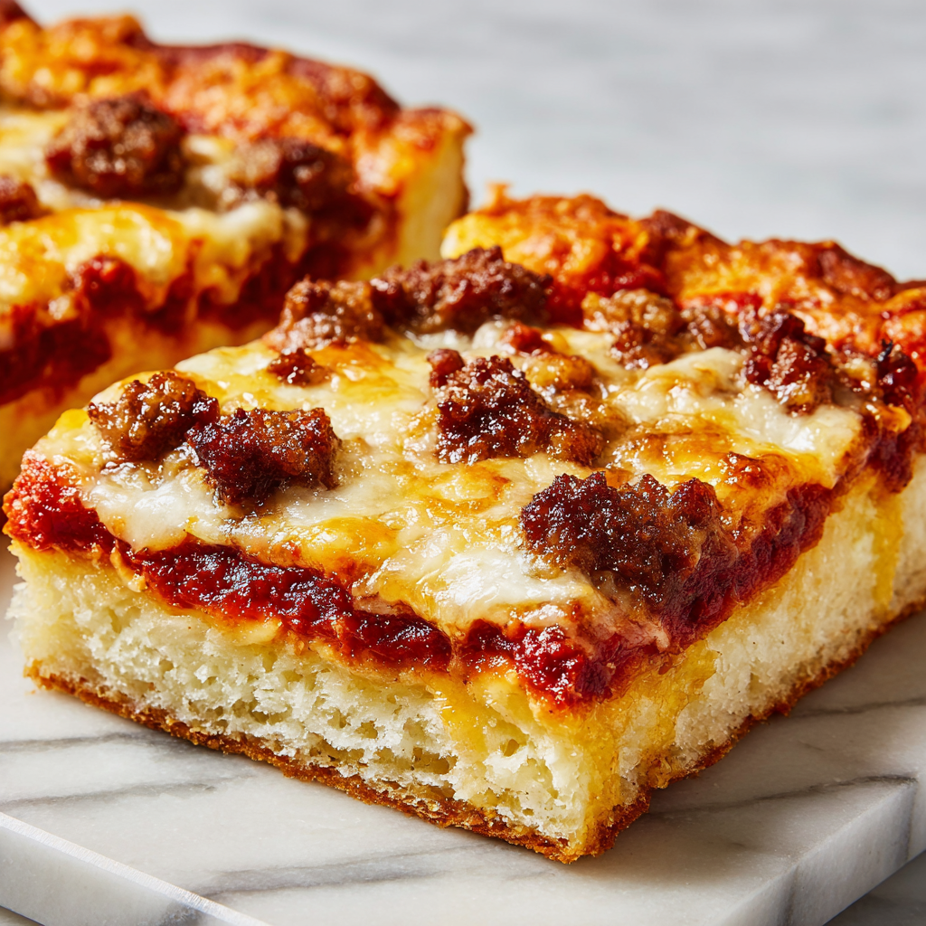 Old School Pizza Burgers Recipe - Recipe Image