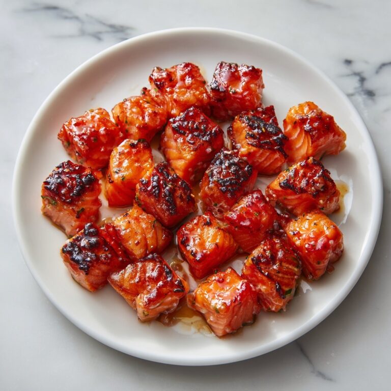 Hot Honey Salmon Bites Recipe