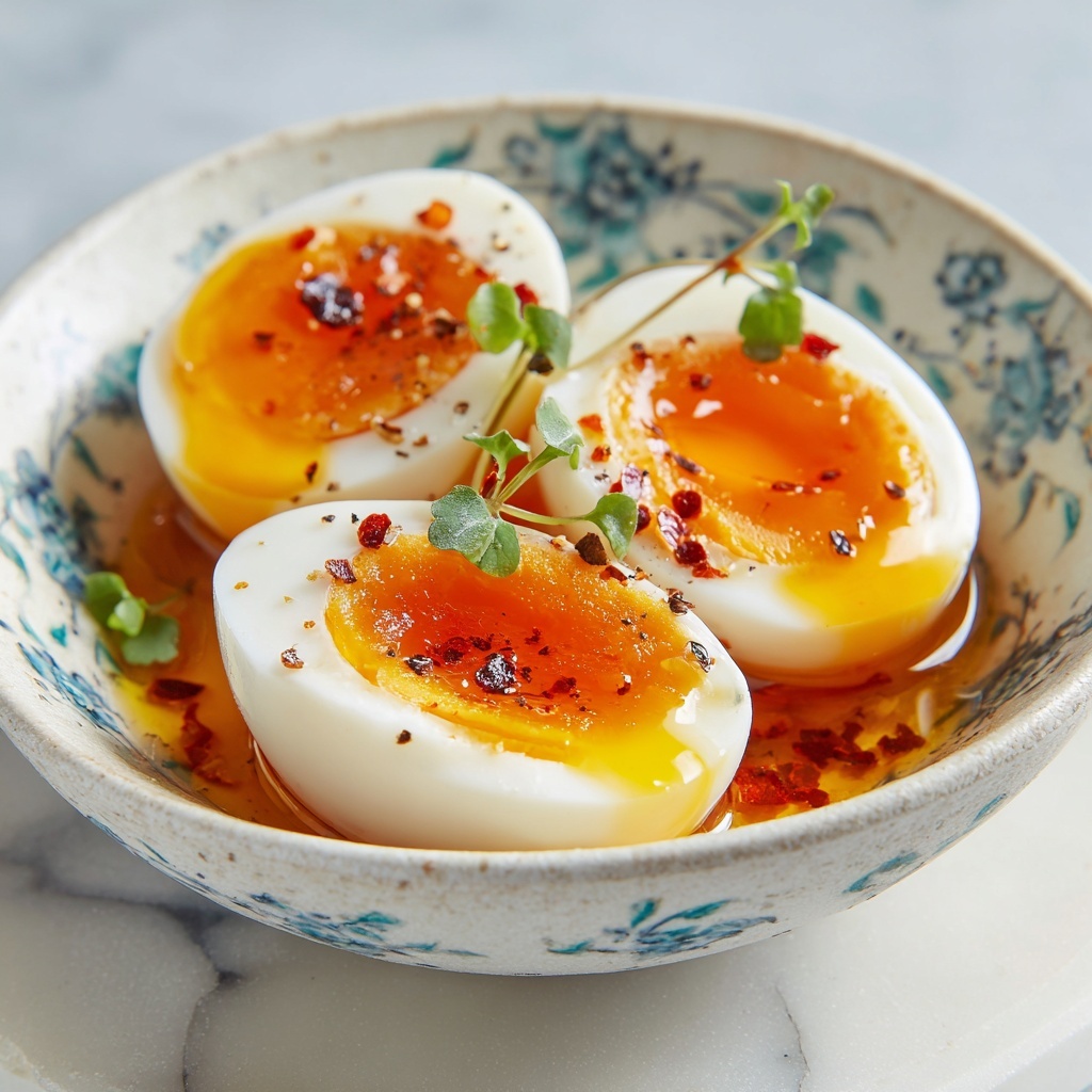 Turkish Eggs (Cilbir) with Spiced Butter and Fresh Herbs Recipe - Recipe Image