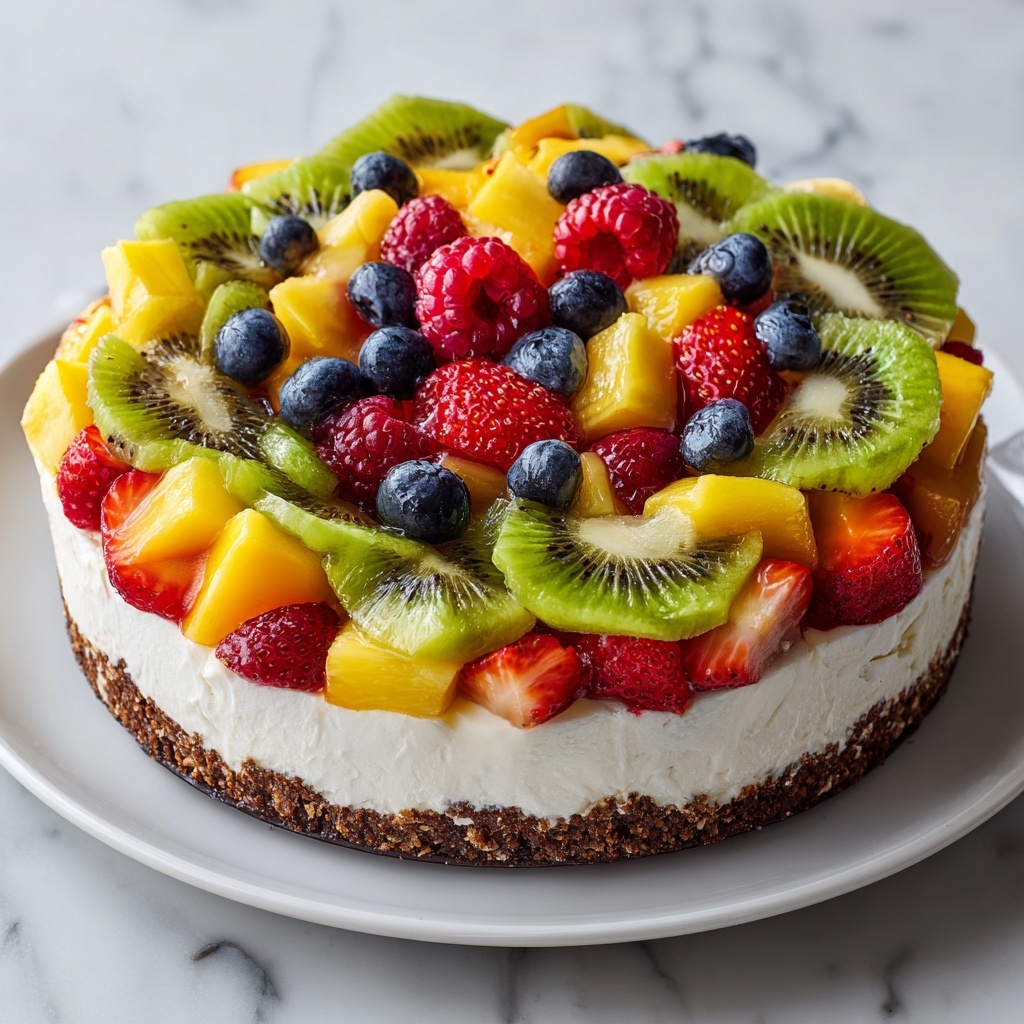 Brownie Fruit Pizza Recipe - Recipe Image