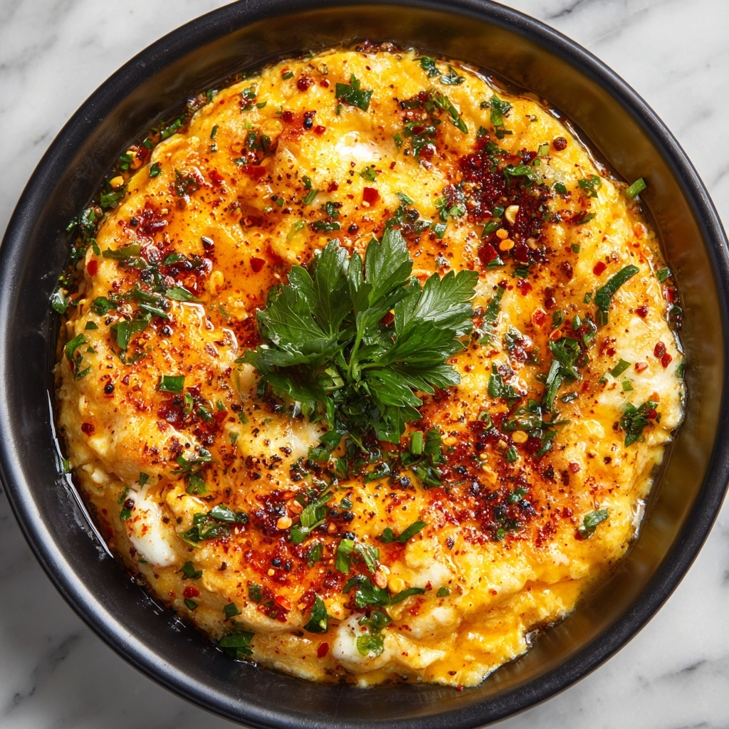 Menemen (Turkish Tomato Scrambled Eggs) Recipe - Recipe Image