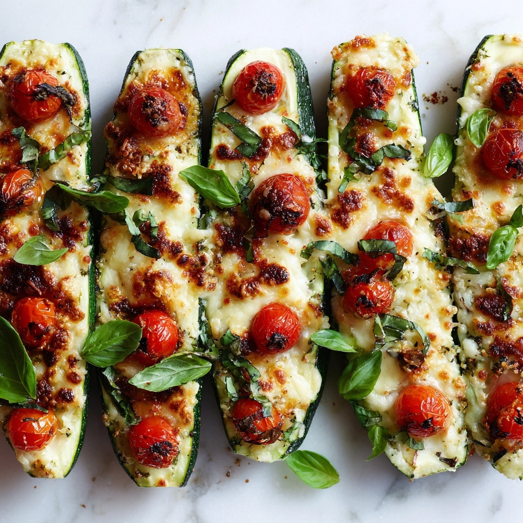 Zucchini Pizza Boats Recipe - Recipe Image
