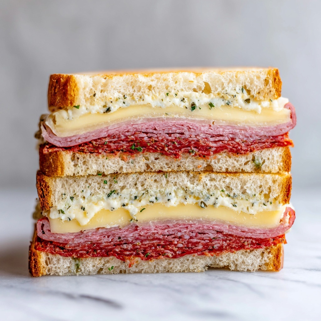 Muffuletta Sandwich Recipe - Recipe Image