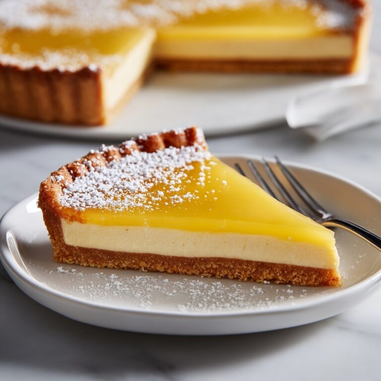 Easy Crustless Lemon Tart Recipe