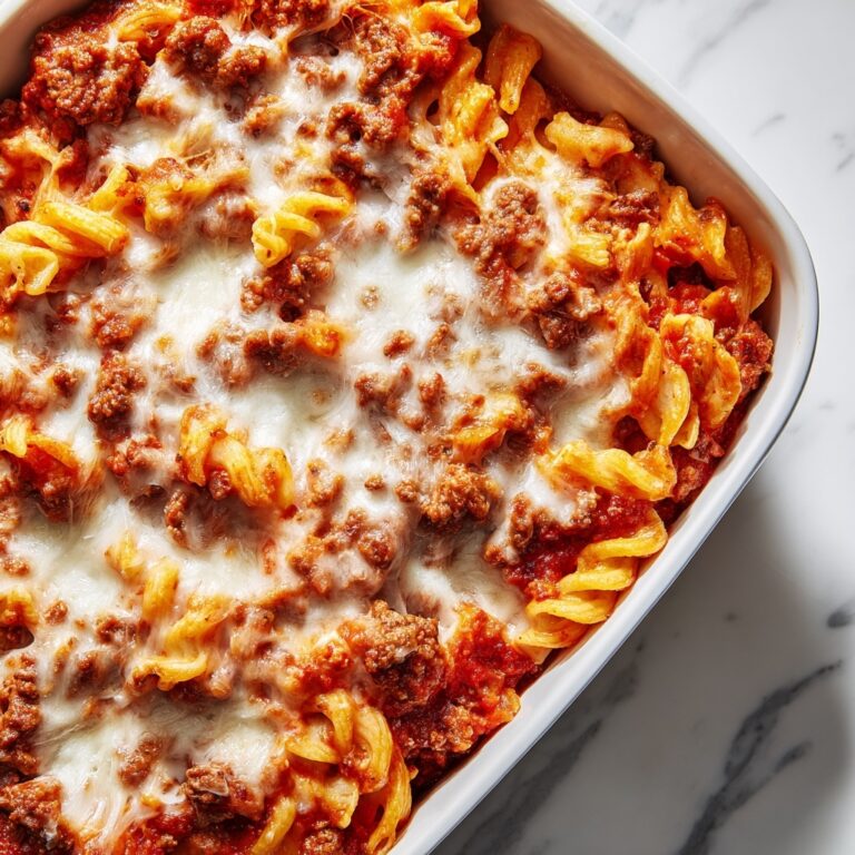 Cheesy Baked Beef Pasta Recipe